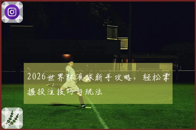 2026世界杯滚球新手攻略，轻松掌握投注技巧与玩法